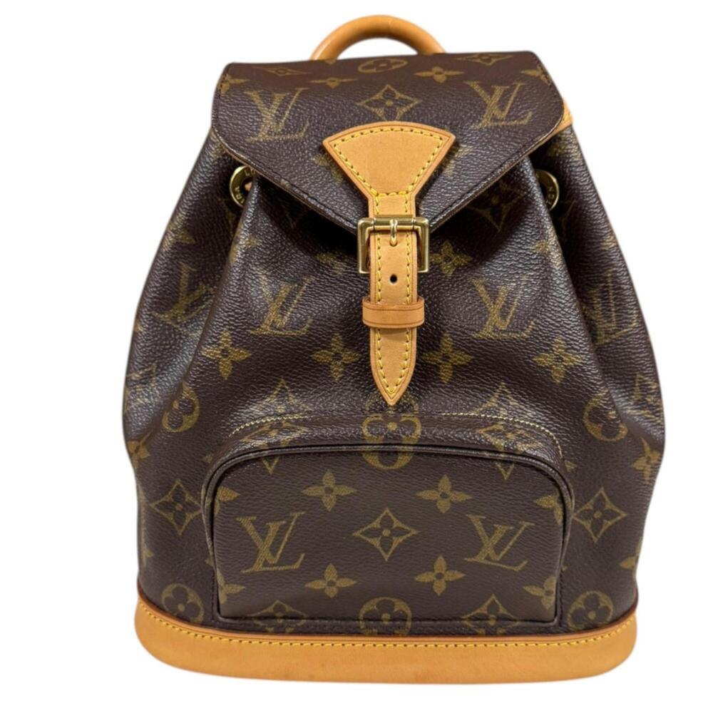 LOUIS VUITTON Authentic Brown Monogram Canvas Backpack
